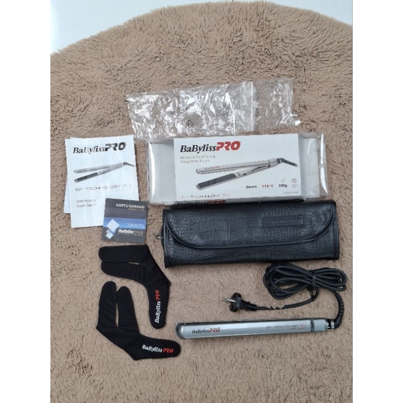 Preloved BaByliss Pro Sleek Expert Hair Straightener Catokan Rambut BAB2072EPE