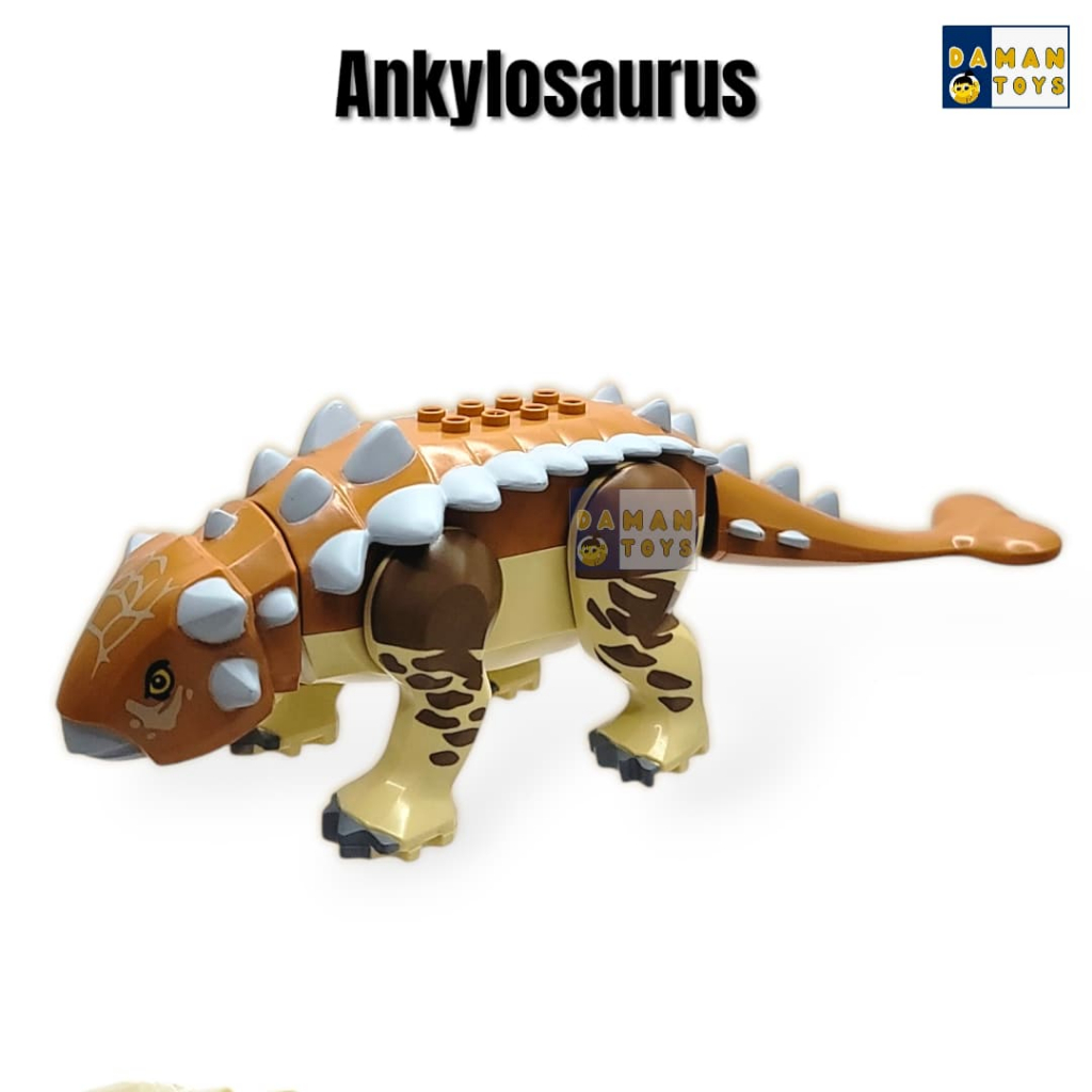 Figure Mainan Dino Dinosaurus Ankylosaurus Diy