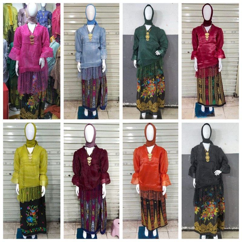 Baju bodo organza serut