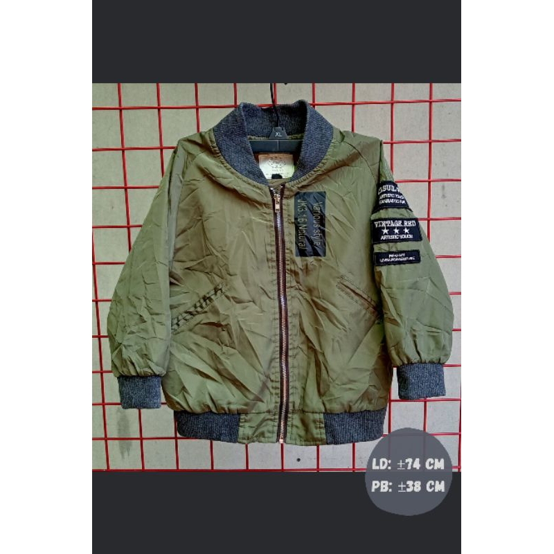 Preloved Jaket Anak Designed by King & King Korea Jacket Bomber Balita PL Second Bekas