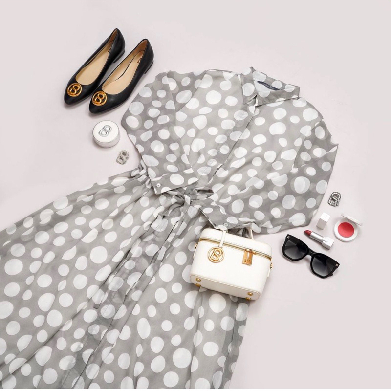 Kain Yoryu - Kain Serat kulit jagung - Kain Polka - Kain Polkadot - Bahan kain meteran