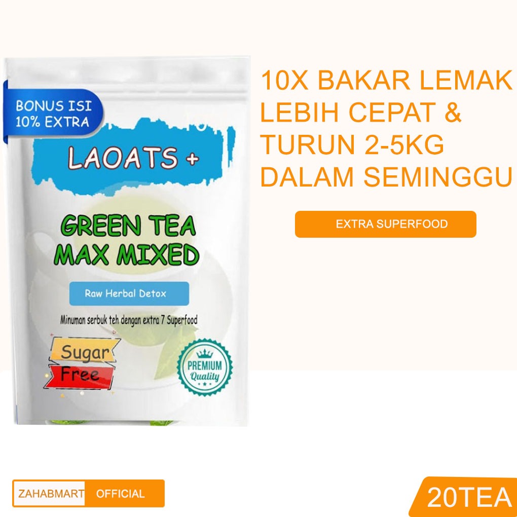 

Teh Hijau Pelangsing Badan Penurun Berat Badan Green Tea Teh Hijau Diet Minuman Diet Pelangsing Badan Slimming Tea Pelangsing Perut Buncit Wanita Laoats (20tea)