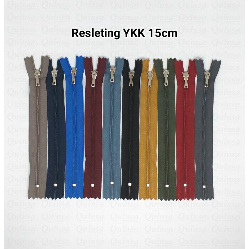 Per Lusin Resleting Ritsleting Celana Rok YKK 15cm