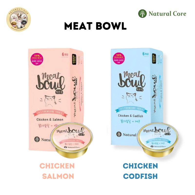Natural Core - Meat Bowl - Snack Anjing Korea