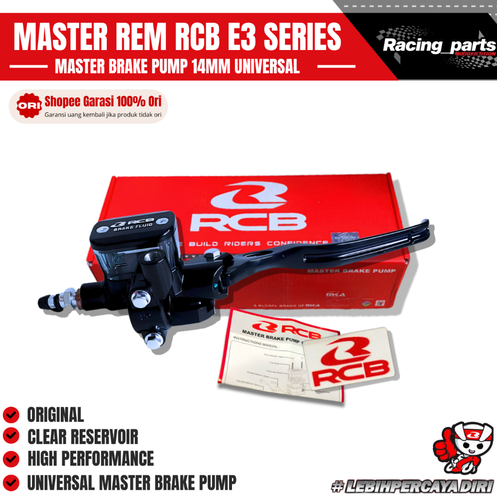 Master Rem RCB E3 Kanan KOTAK14mm Original RCB kanan only original RCB E3 SERIES MODEL KOTAK