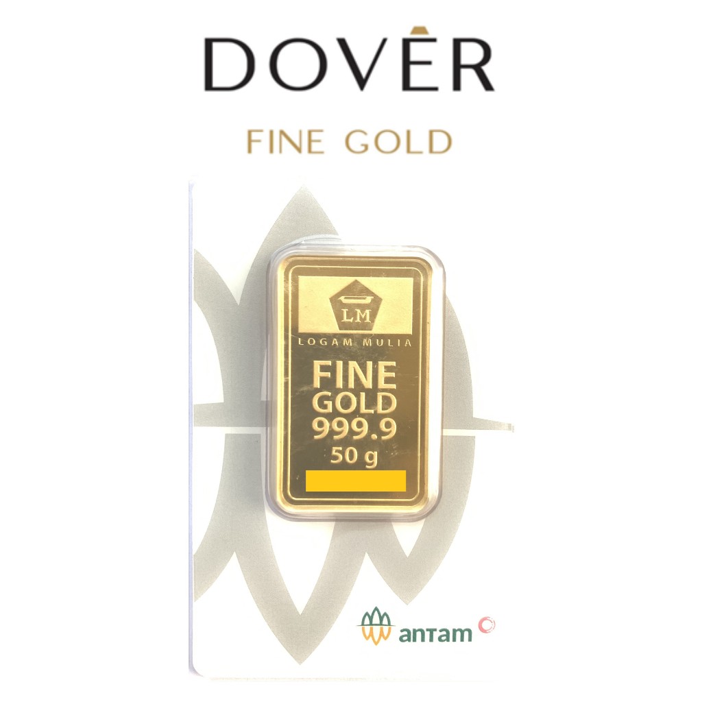 Logam Mulia Emas Antam Press 50 gram Reinvented Certieye