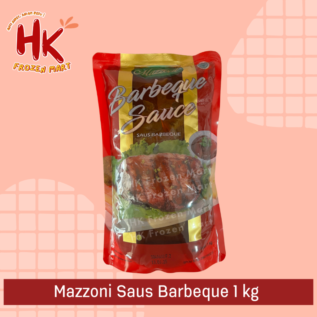 

Mazzoni Saus Barbeque 1KG | saos bbq grill delmonte | HK FROZEN MART