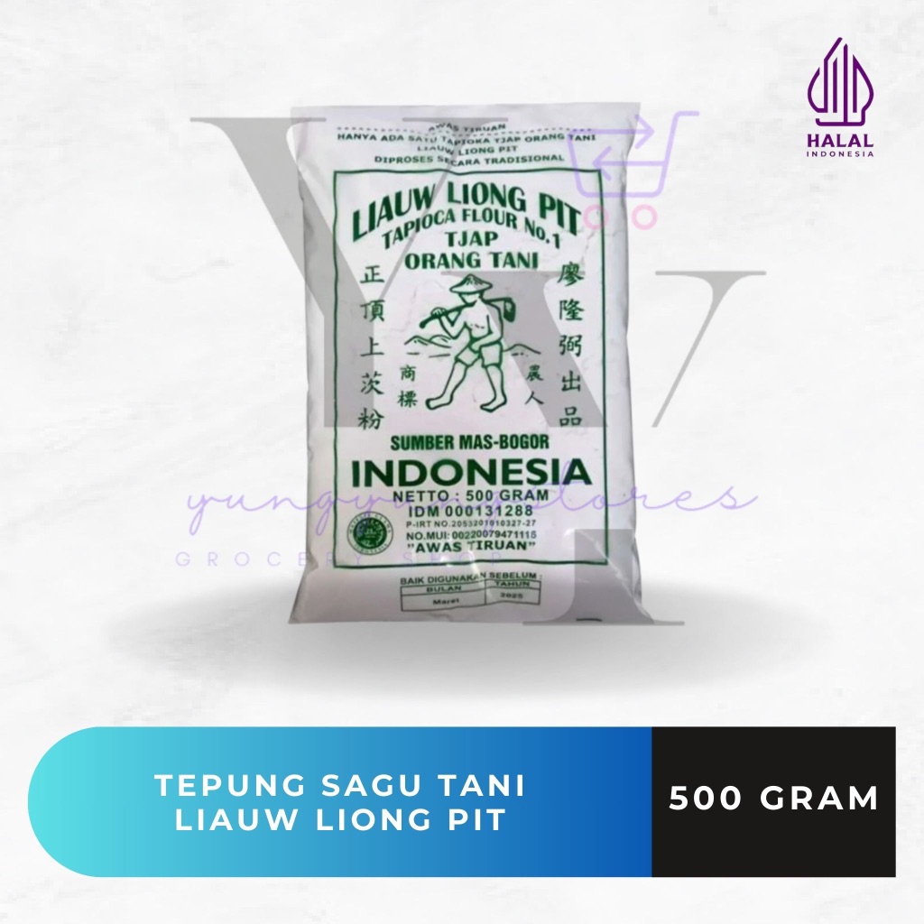 

[KECIL] Tepung Sagu Tani Liauw Liong Pit 500 gram