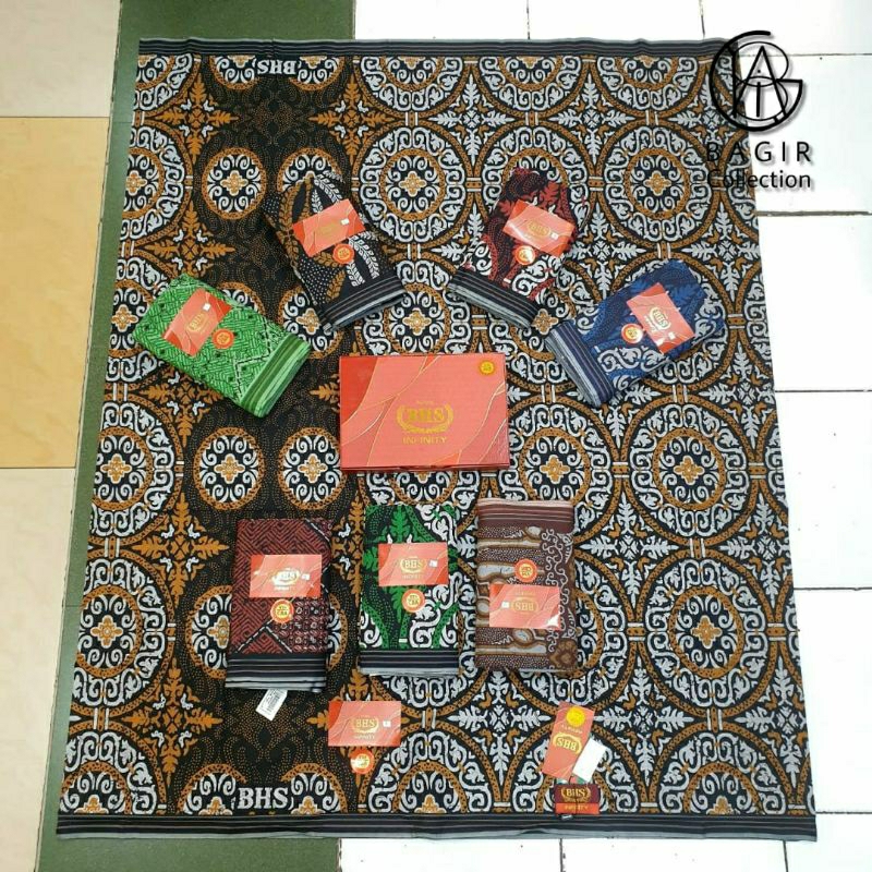 Sarung BHS bhs Infinity Batik Gold & Silver Asli