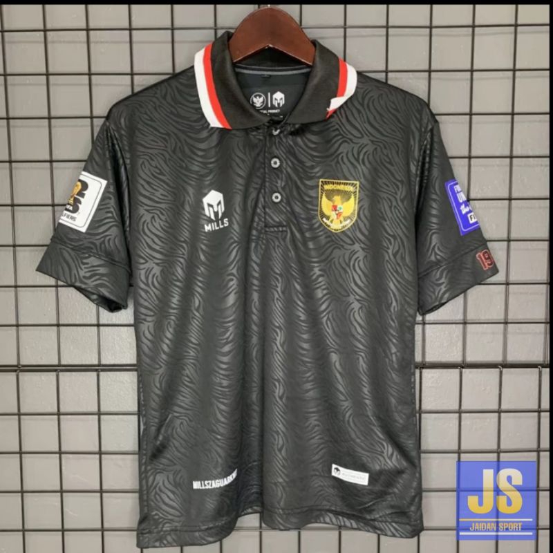 jersey timnas indonesia mills warna hitam / jersey timnas indonesia mills / jersey timnas indonesia 