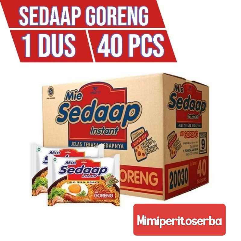 

Mie sedap Goreng dan soto