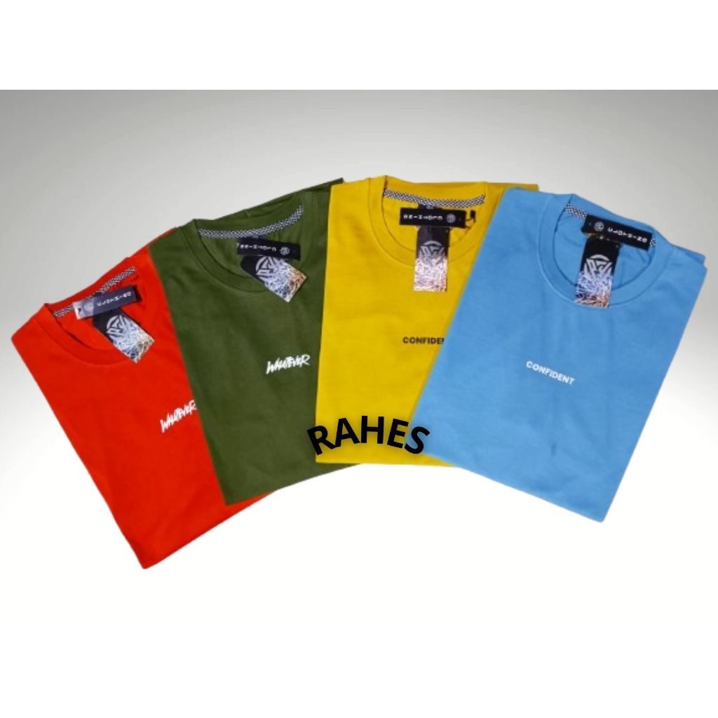 Kaos Pria Distro 100 Ribu Dapat 4 100% Premium Tebal - Baju Kaos Pria Distro Lengan Pendek