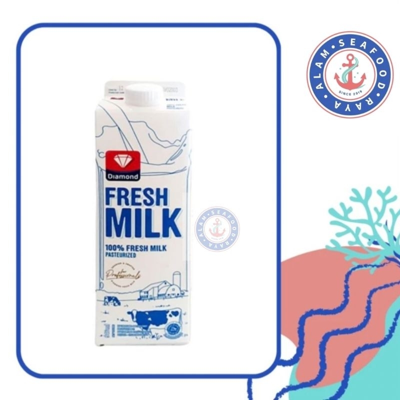 

Susu Diamond Fresh Milk 946ml Plain Susu Pasteurisasi Pasteurized Milk