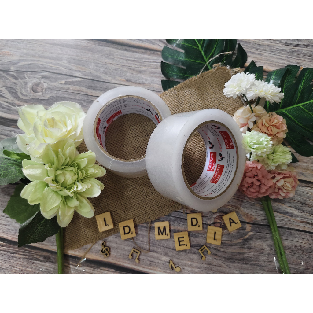

Lakban Bening / Coklat Merk SIJAGO 48 mm | Solasi Bening / Coklat Termurah