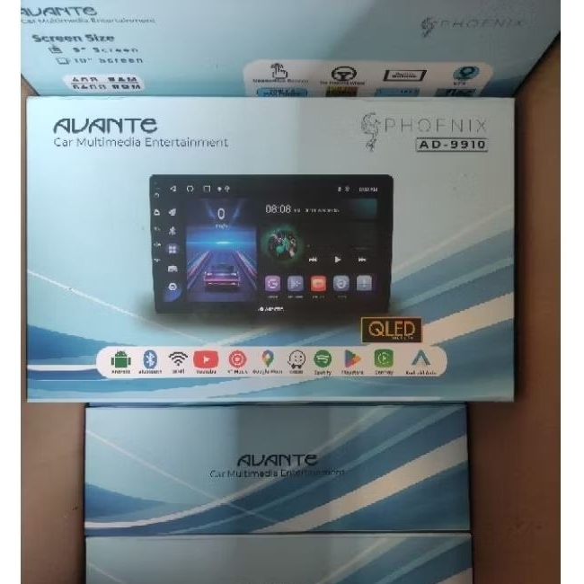 Head Unit Android Avante 4/64 Qled Head Unit Avante Phoenix 9 Inch