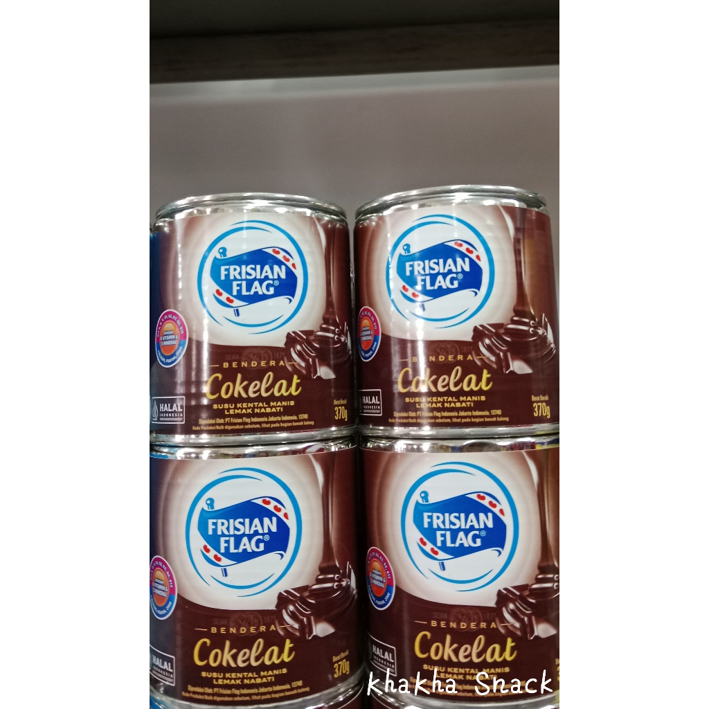 

Frisian Flag Susu Bendera Kental Manis/SKM 370gr rasa Cokelat