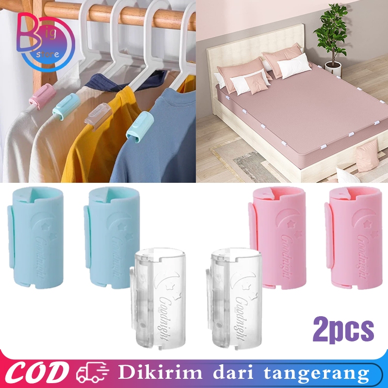 Isi 12pcs Penjepit Seprei Tahan Slip Jepit Sprei Kasur Penjepit Sprei Anti Geser Penjepit Ujung Spre