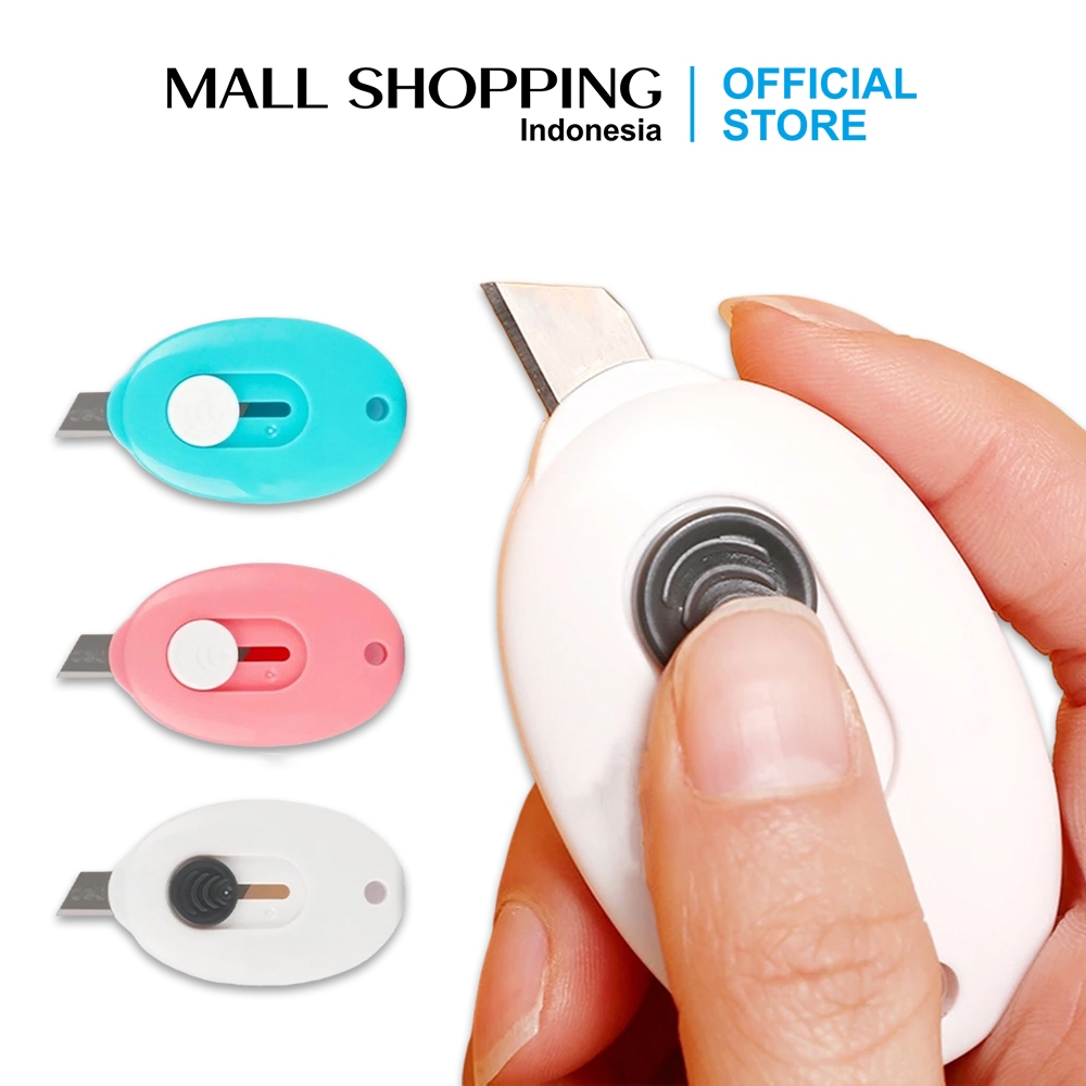 

Cutter Mini Portable Bentuk Oval Mini Cutter Polos MALLSHOPPING