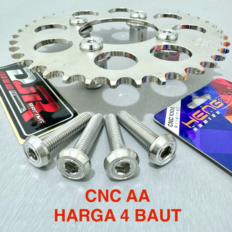 BAUT GEAR BELAKANG RX KING F1zr jupiter PROBOLT STAINLESS model CNC AA ORIGINAL HENG THAILAND