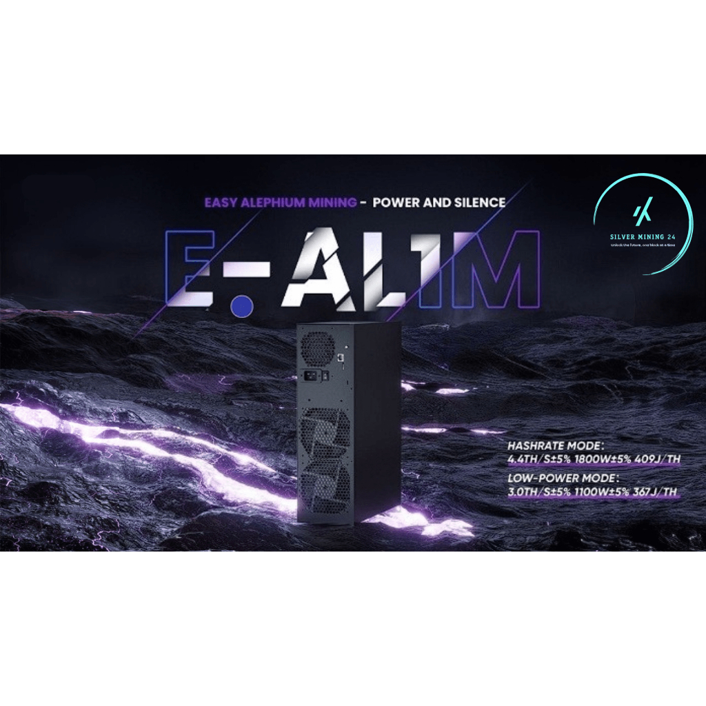 Goldshell Echo E-AL1M 3TH - 4TH 1100W - 1800W Alephium ALPH Home Asic Miner Kripto Crypto Mining Bla