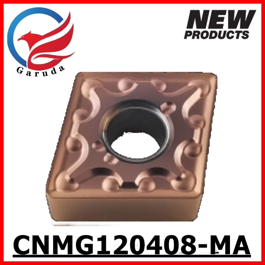 INSERT BUBUT CNMG120408-MA MATA PAHAT BUBUT - MATA PISAU BUBUT CNMG 120408 MA MEREK GARUDA