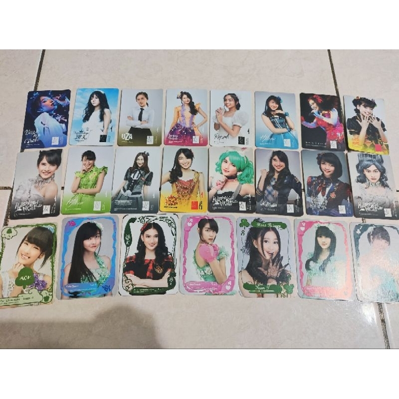photocard beby pareo wa emerald jkt48