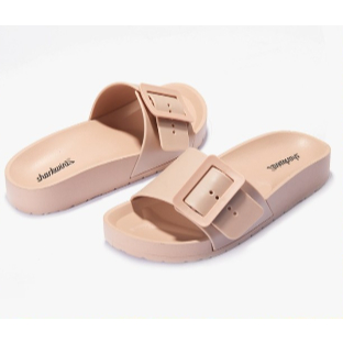 Sharkwin Sandals Women Slippers (WSP010) Size 37 - Beige/Sandal SLIP Wanita