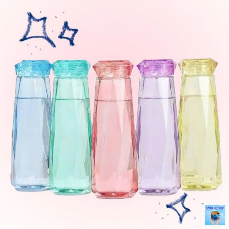 Botol Crystal Kaca Diamond