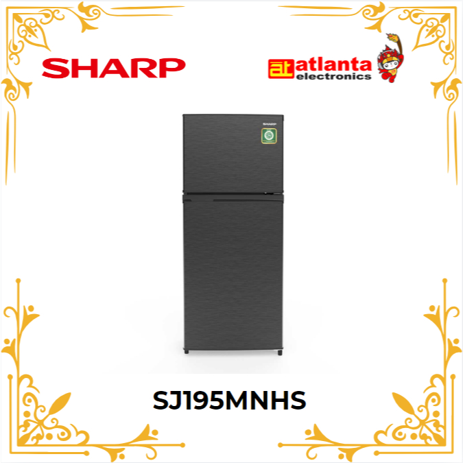 Sharp Kulkas 2 Pintu SJ195MNHS