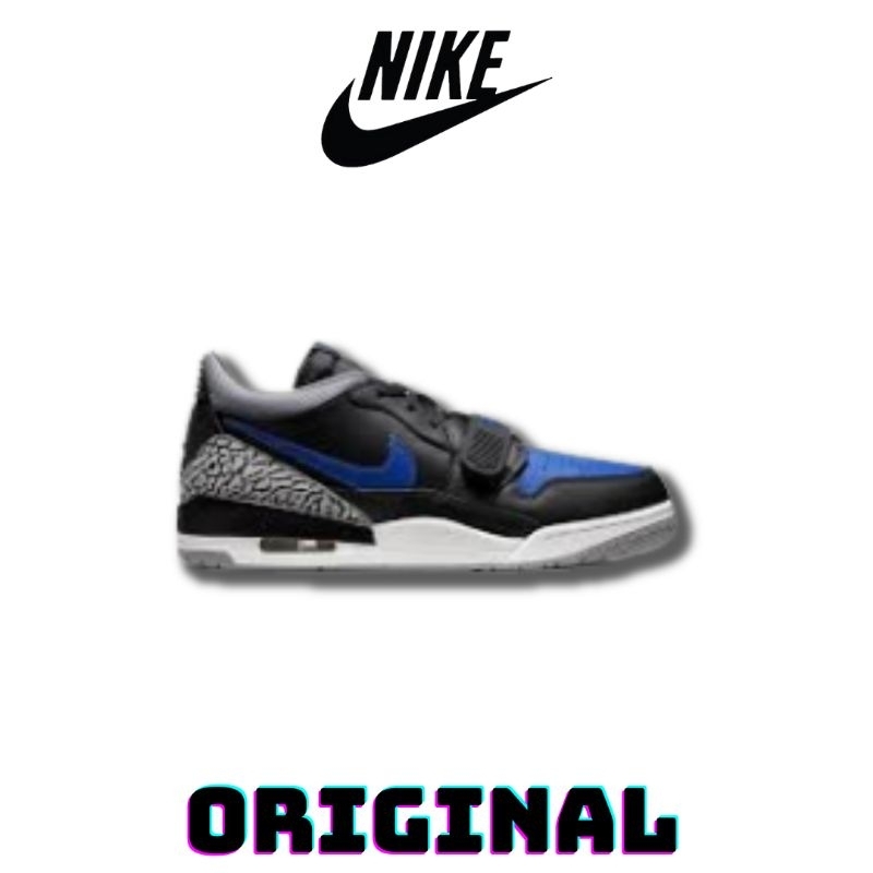 Sepatu Nike Air Jordan Legacy 312 Black Game Royal Men's ( CD7069 041 ) Original