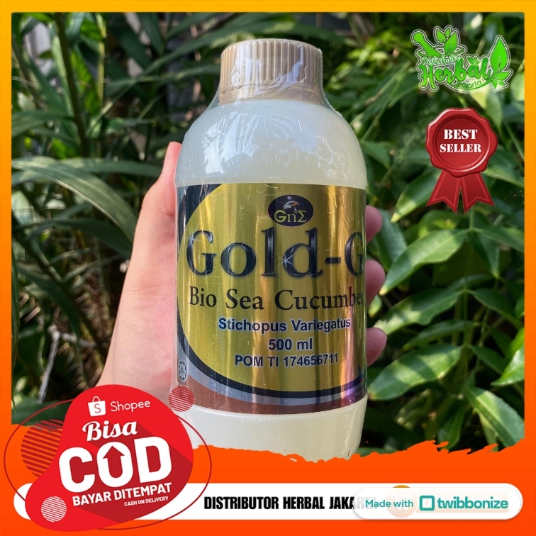 Jelly Gamat Gold G 500 ML | Jeli Gamat GoldG 500ML | Teripang Gamat Emas Gold-G 500 ML