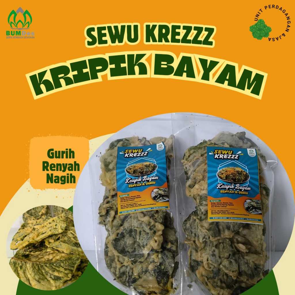 

Gema Sembada-Kripik Bayam-SEWU KREZZZ