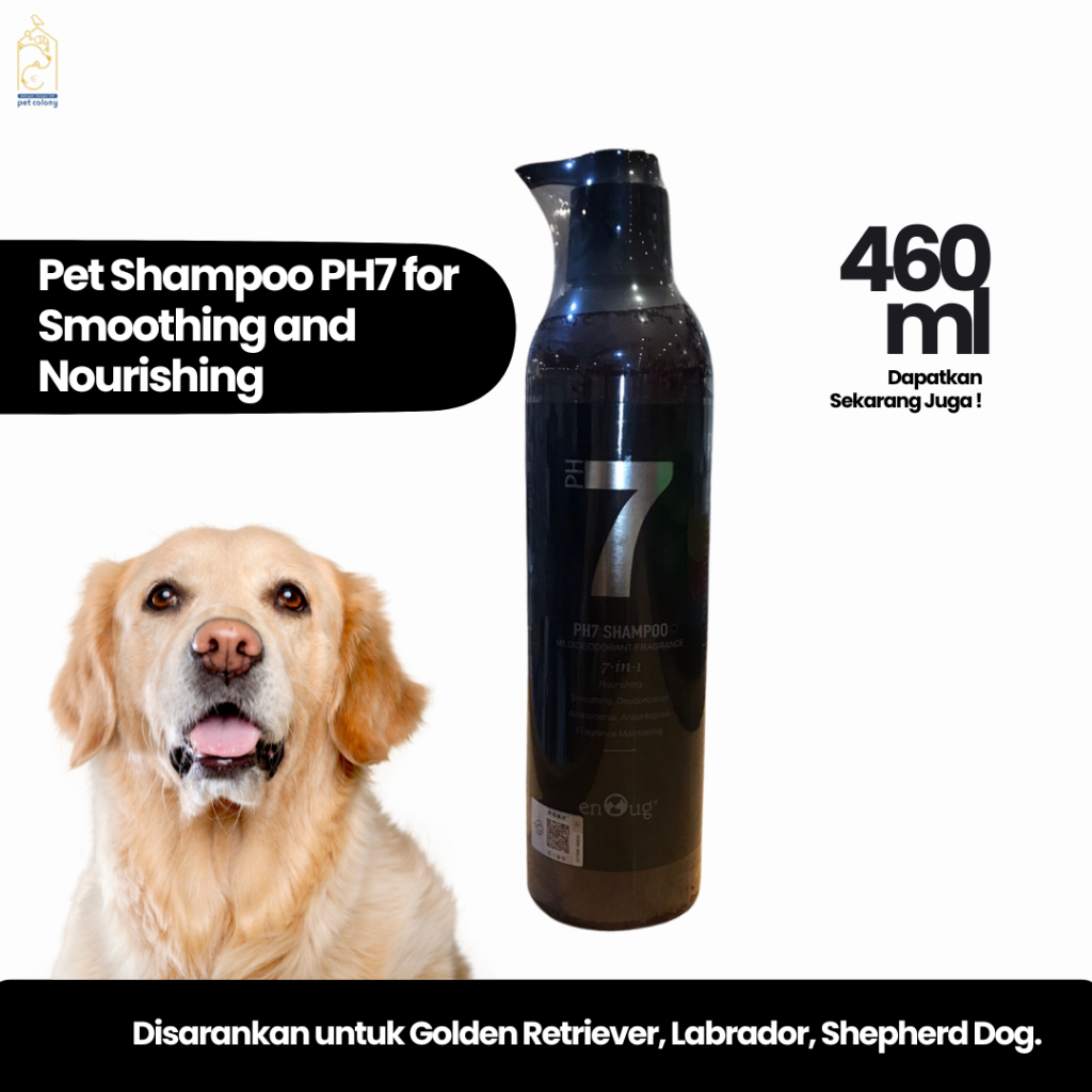 Pet Shampoo PH7 for Smoothing and Nourishing 460ml Professional Shampoo
