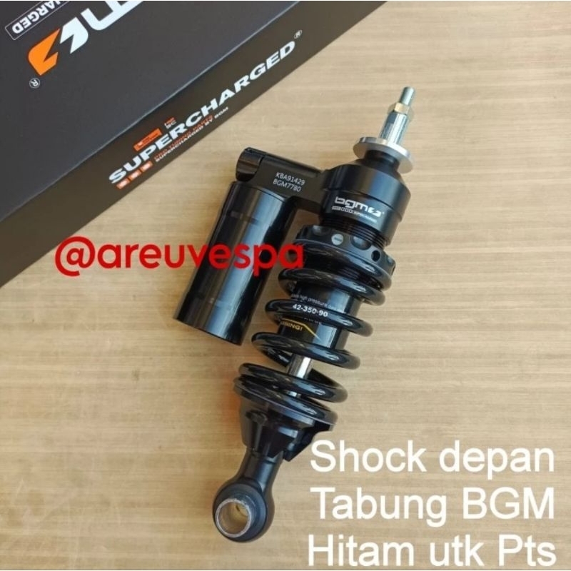 Shock Depan BGM tabung hitam utk Smallframe Pts dkk