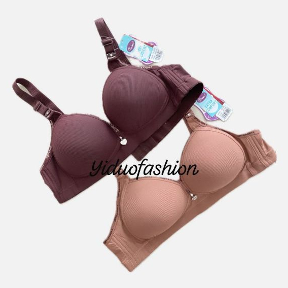 Bh Wanita Import Terbaru Tanpa Kawat Bra Piaoli PL099 Polos