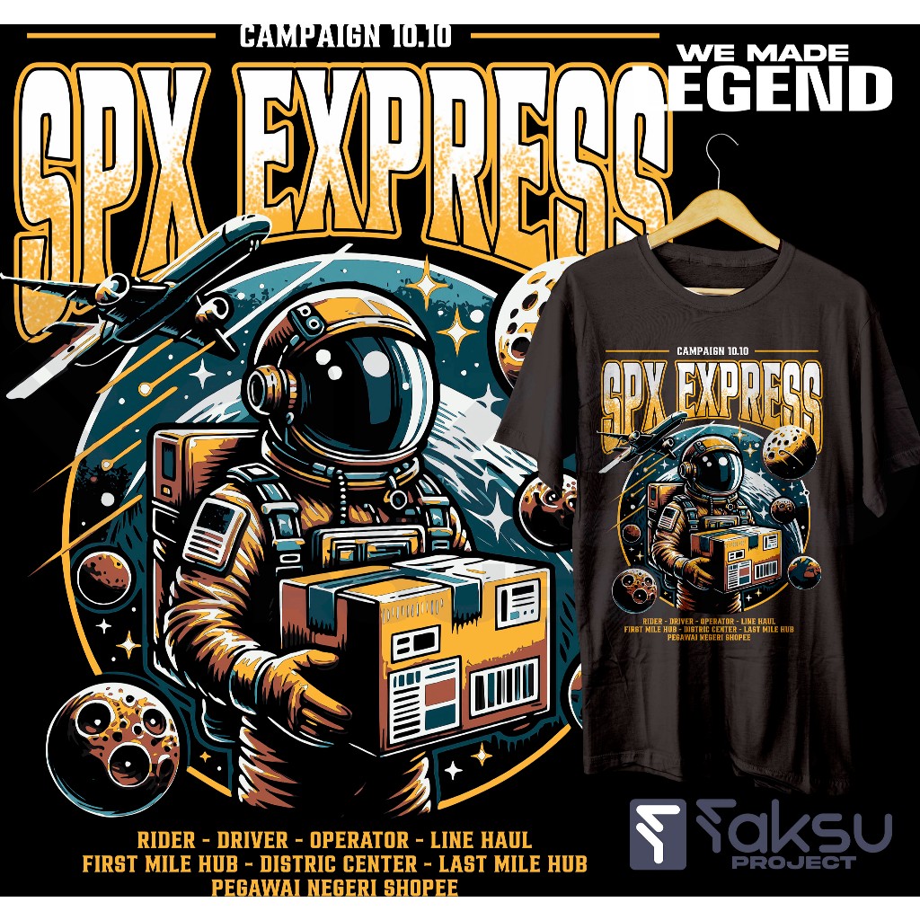 kaos spx express kaos spx express campaign 10.10 desain 3