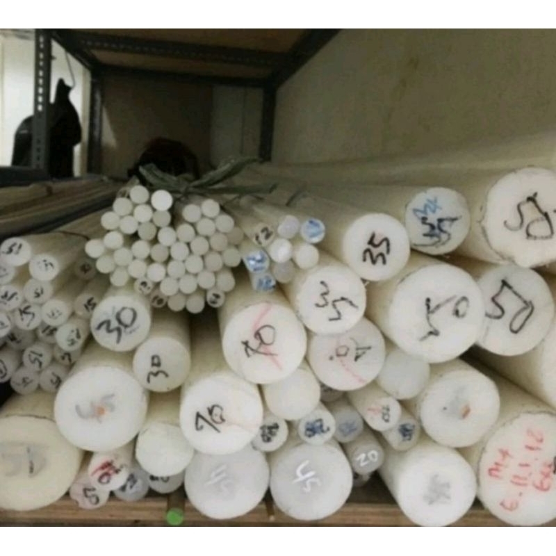 Pe Nylon rod diameter 8mm panjang 1meter