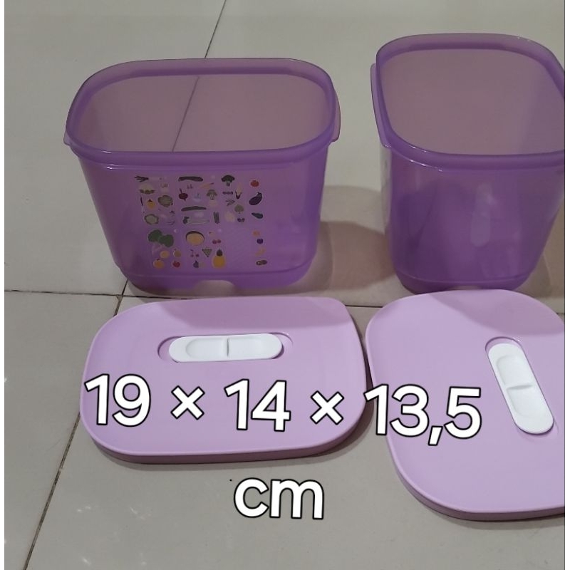 frozen frezeermate ungu / frozen freezermate pink / ventsmart 1,8 liter satuan new original tupperwa