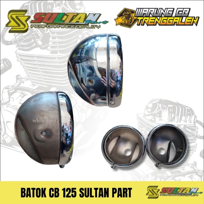 BATOK LAMPU CB125 SULTAN PART PNP REFLEKTOR H4 JUTE SPEDO DAYMAKER