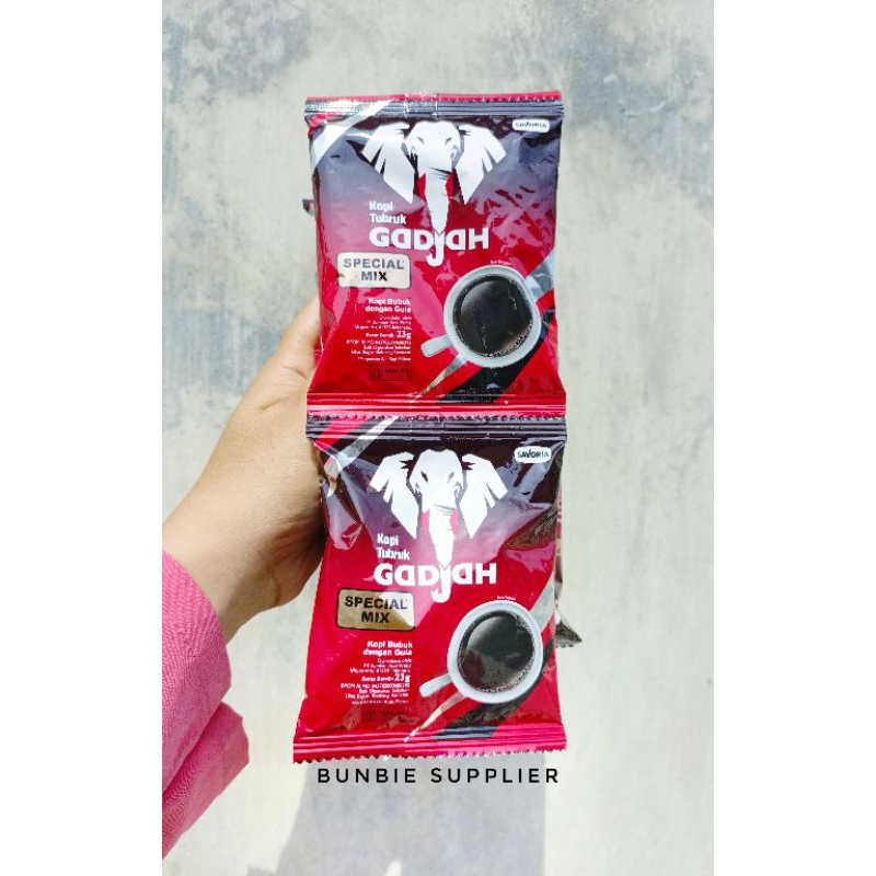 

Kopi Tubruk Gadjah Special Mix Isi 10pcs (RENCENG)