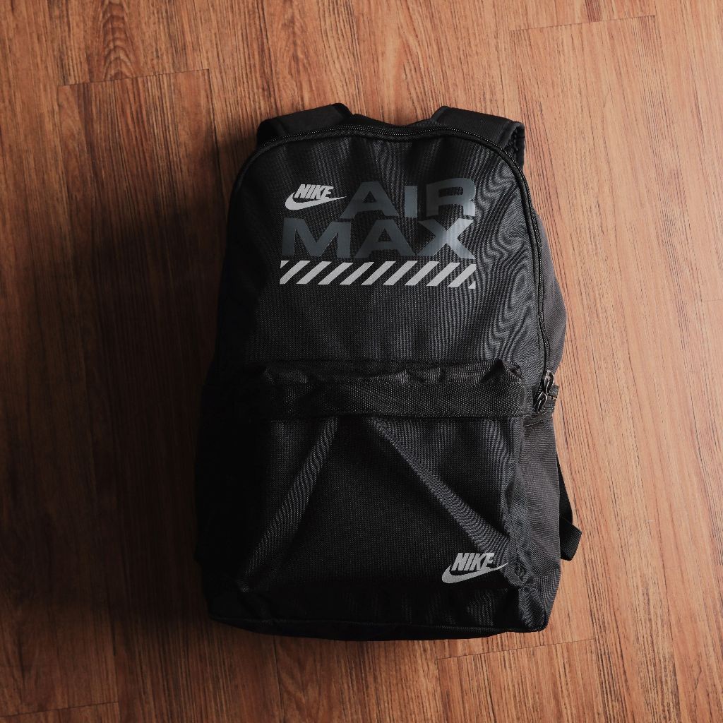 NIKE HERITAGE BACKPACK - BLACK AIRMAX GREY