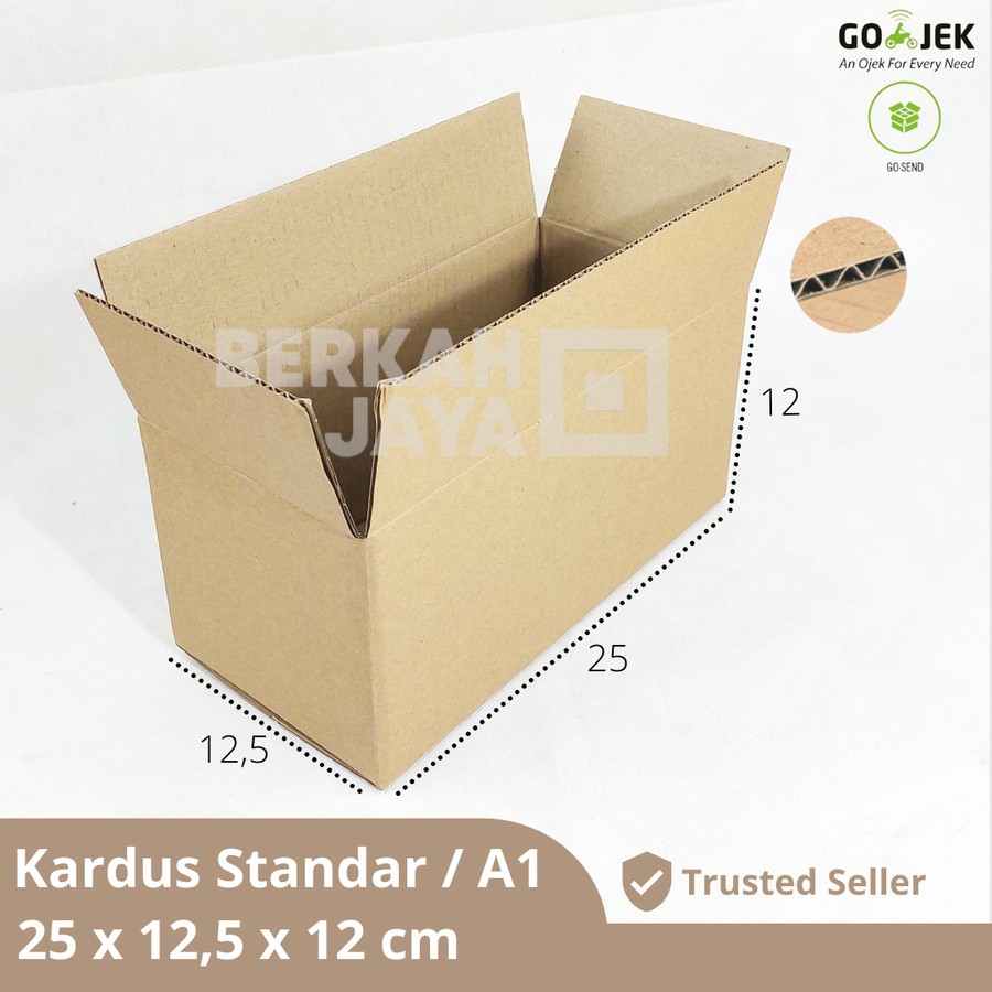 

Kardus/ Box/ Karton/ Kotak/ Dus Packing – 25 X 12.5 X 12 cm - 1 pcs
