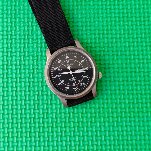 Jam Tangan SEiiKO 5 Pria Field Hitam Black Dial Sport Field Outdoor Daily Watch Watches Seiiko