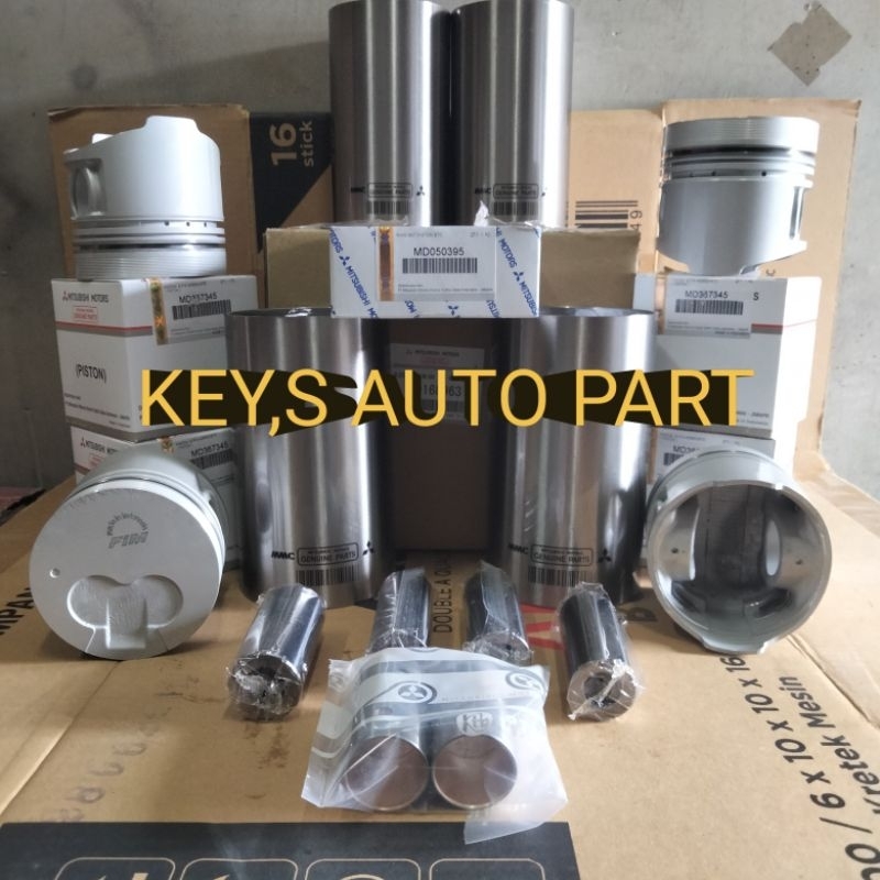 liner kit/liner set/boring komplite kuda diesel/L039/L300 2500cc ORIGINAL