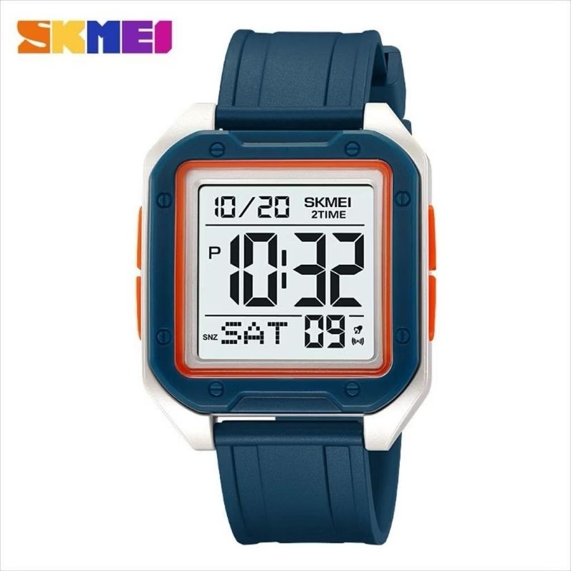 SKMEI 2128 Jam Tangan Digital Pria Original Anti Air 50M Stopwatch Alarm