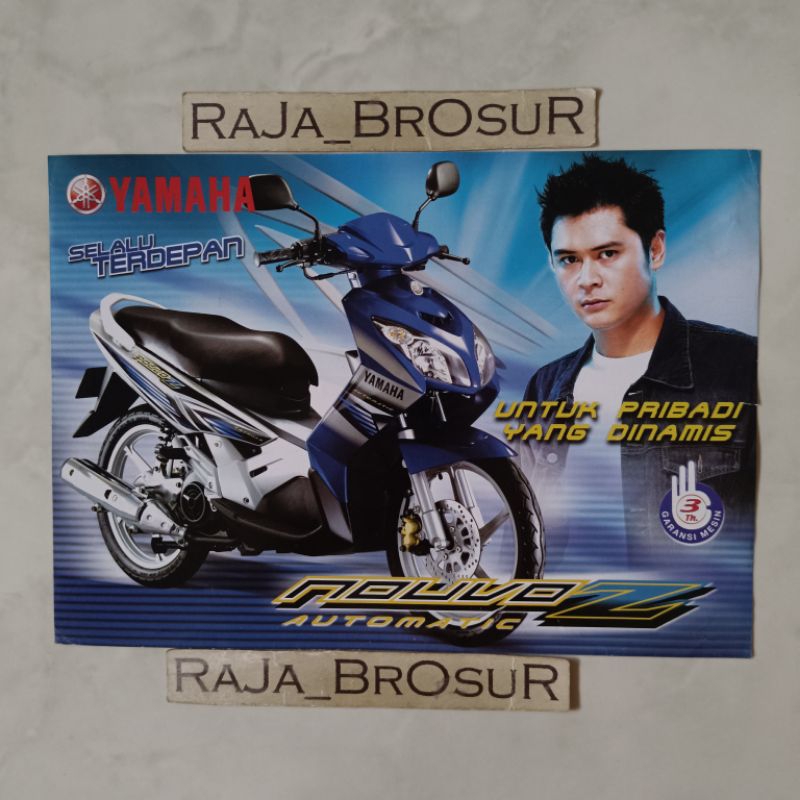 Poster brosur katalog flyer jadul lawas Yamaha Nouvo Z 2005