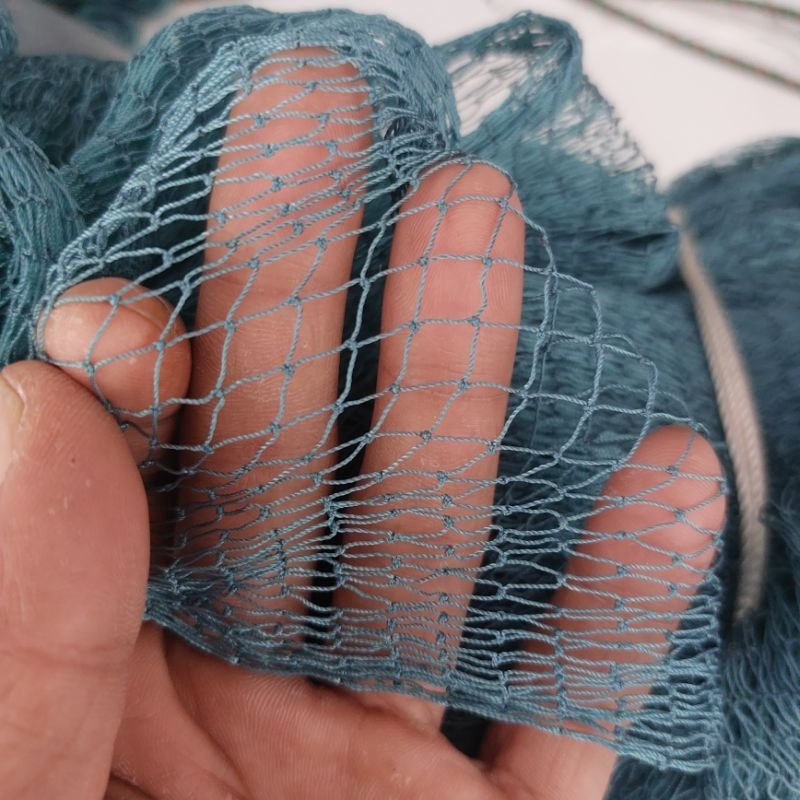 permeter jaring nilon 1/2 in d3 biru (1mtr x 100mata)