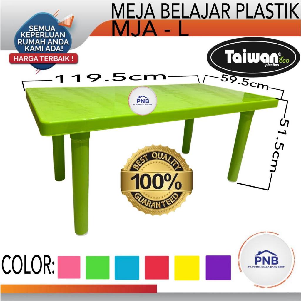MEJA BELAJAR ANAK PERSEGI PANJANG / MEJA KELAS TK SD RECTANGLE TAIWAN MJA-L