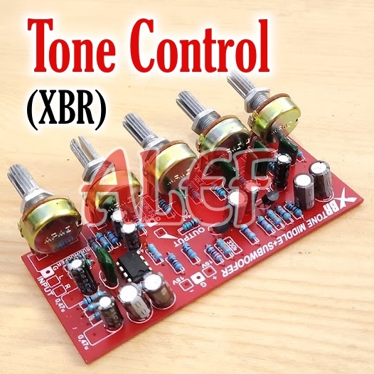 kit Tone Control mono XBR Bass Midle Trible Subwoofer
