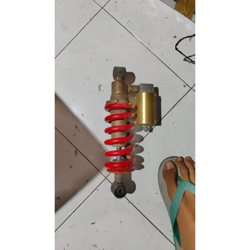 shock belakang ninja rr ori copotan